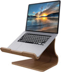 Wooden Laptop Stand, Walnut, Pack of 2 Y569