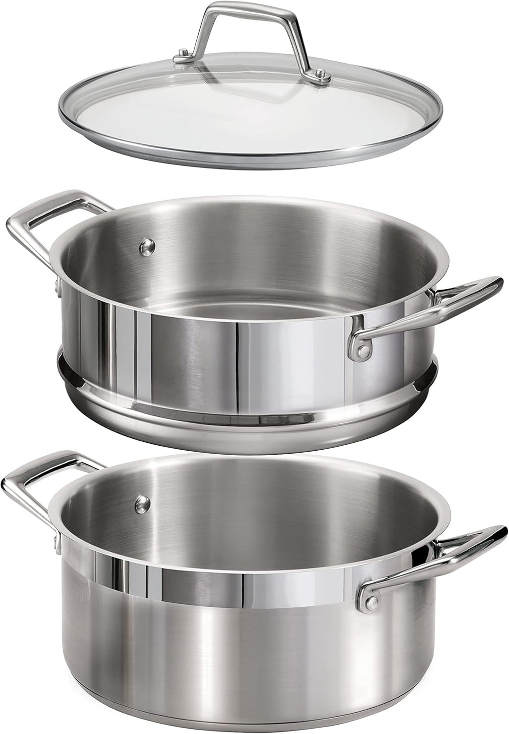 Stainless Steel 5 Quart Steamer Set B2082