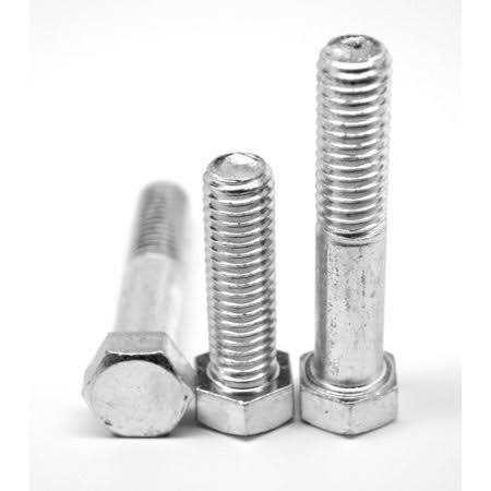 3/8 inch-16 x 2 inch Coarse Thread Grade 2 Hex Cap Screw Low Carbon Steel Zinc Plated Pk 550 G8891