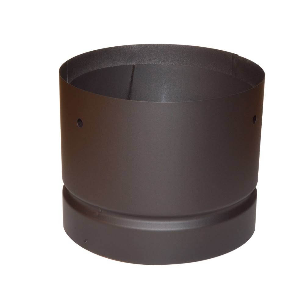 Black 8' Stove Pipe Chimney Adapter O824506