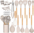 33 Pcs Non-Stick Silicone Cooking Utensil Set with Holder A594966