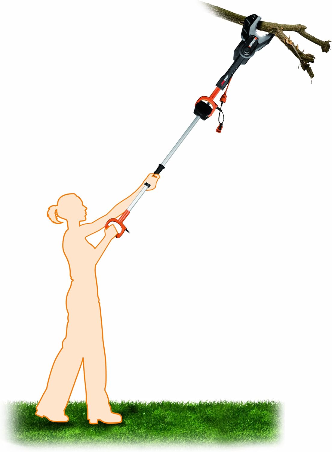 Extension Pole for Electric Chainsaws Pack of 2 B12441