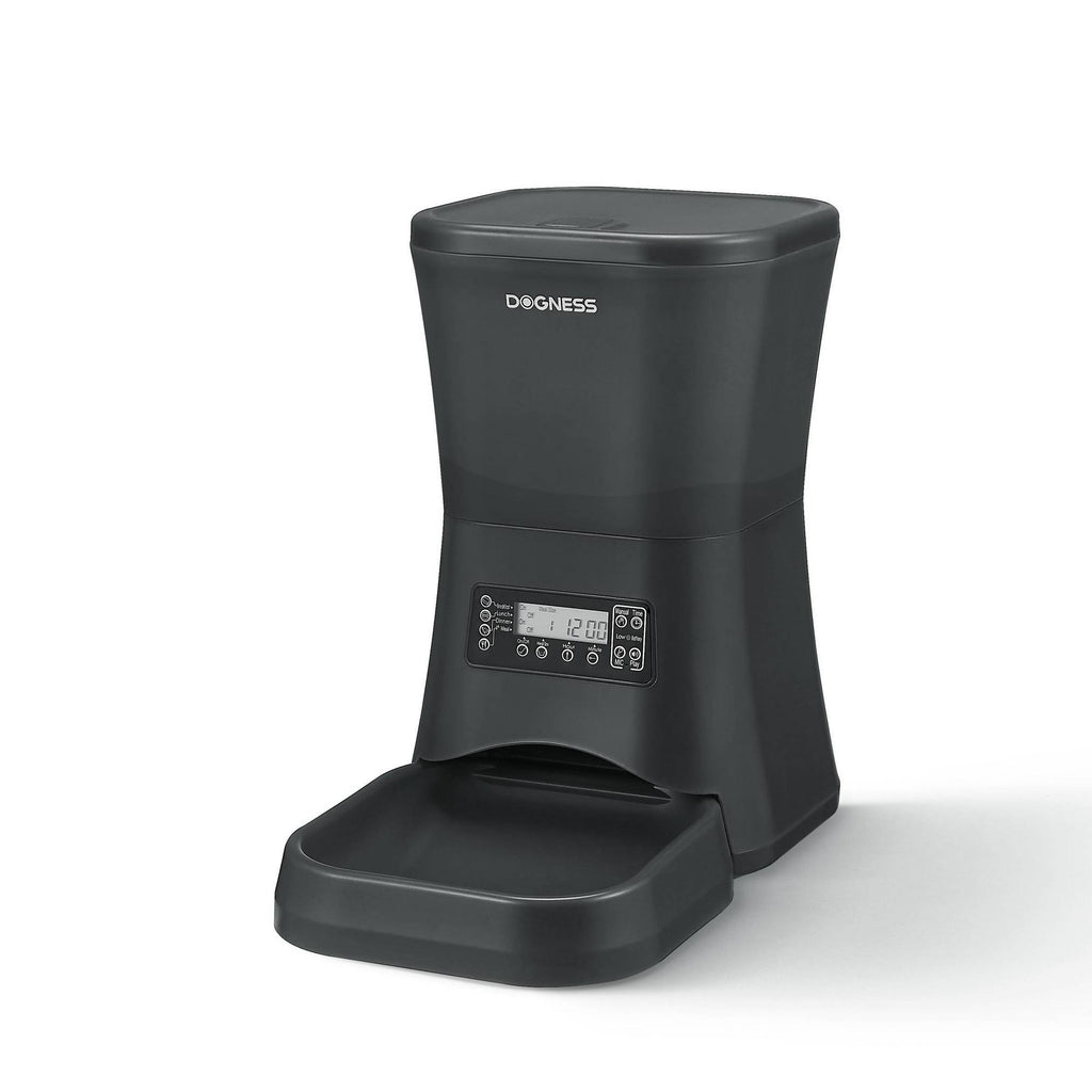 Automatic Dog & Cat Feeder, Black, 1.8-gal Q62970