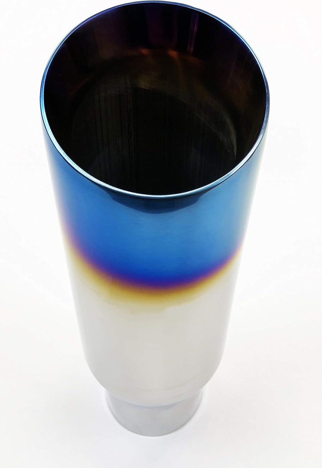 Exhaust Tip 4.00" OD 3.00" ID 12.00" Long Double Wall Stainless Blue Flame Pack of 2 X392675