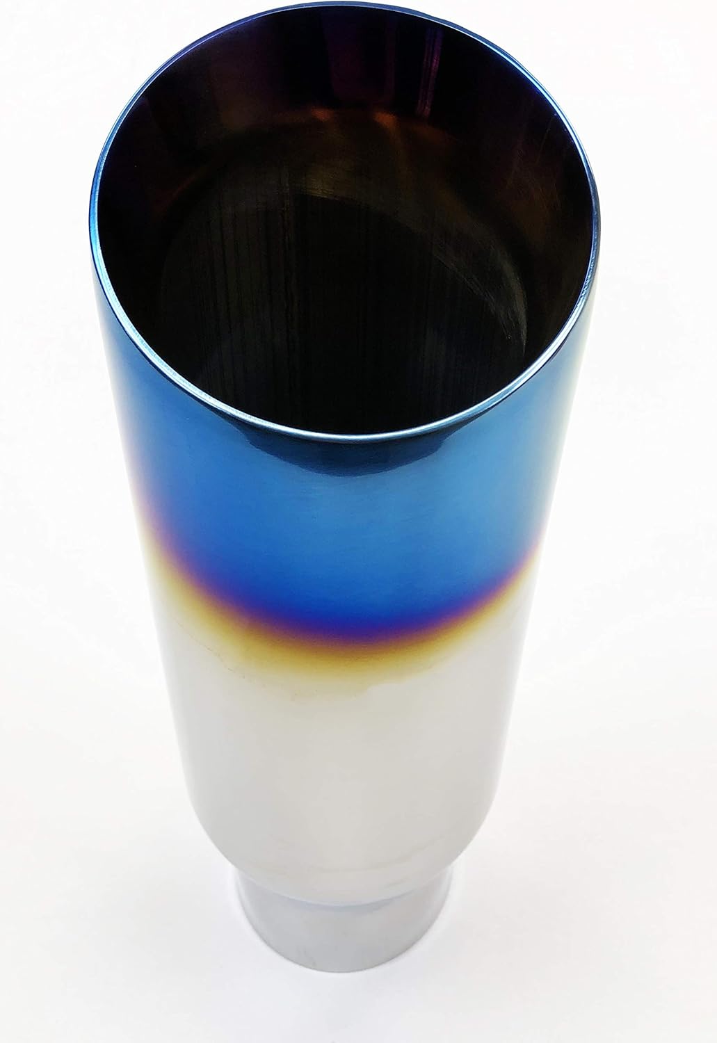 Exhaust Tip 4.00" OD 3.00" ID 12.00" Long Double Wall Stainless Blue Flame Pack of 2 X392675