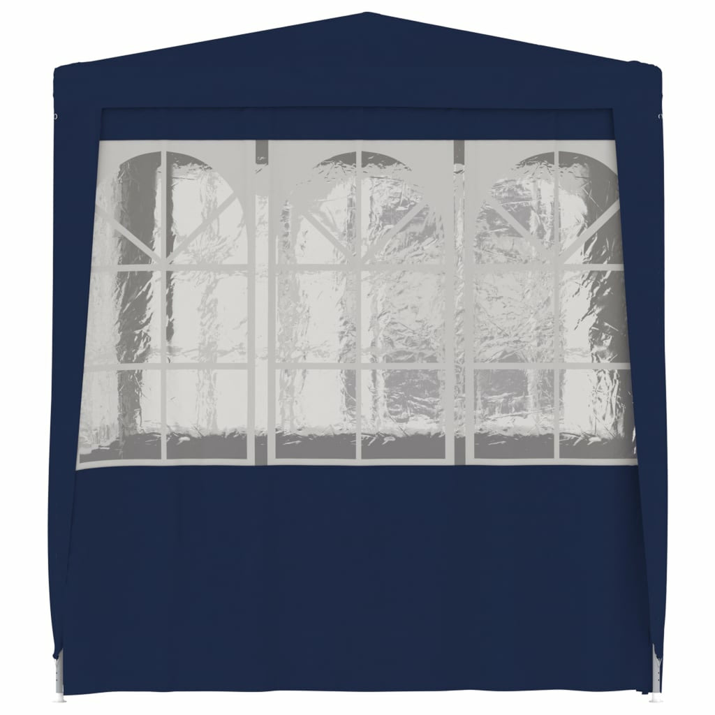 Blue Party Tent with Side Walls 6.6'x6.6' Q583043