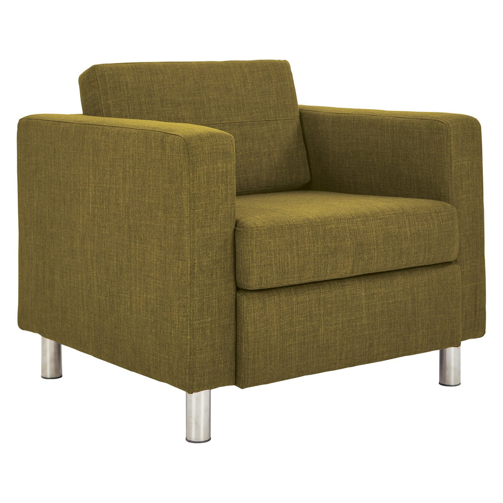 Tangerine Fabric Armchair O176