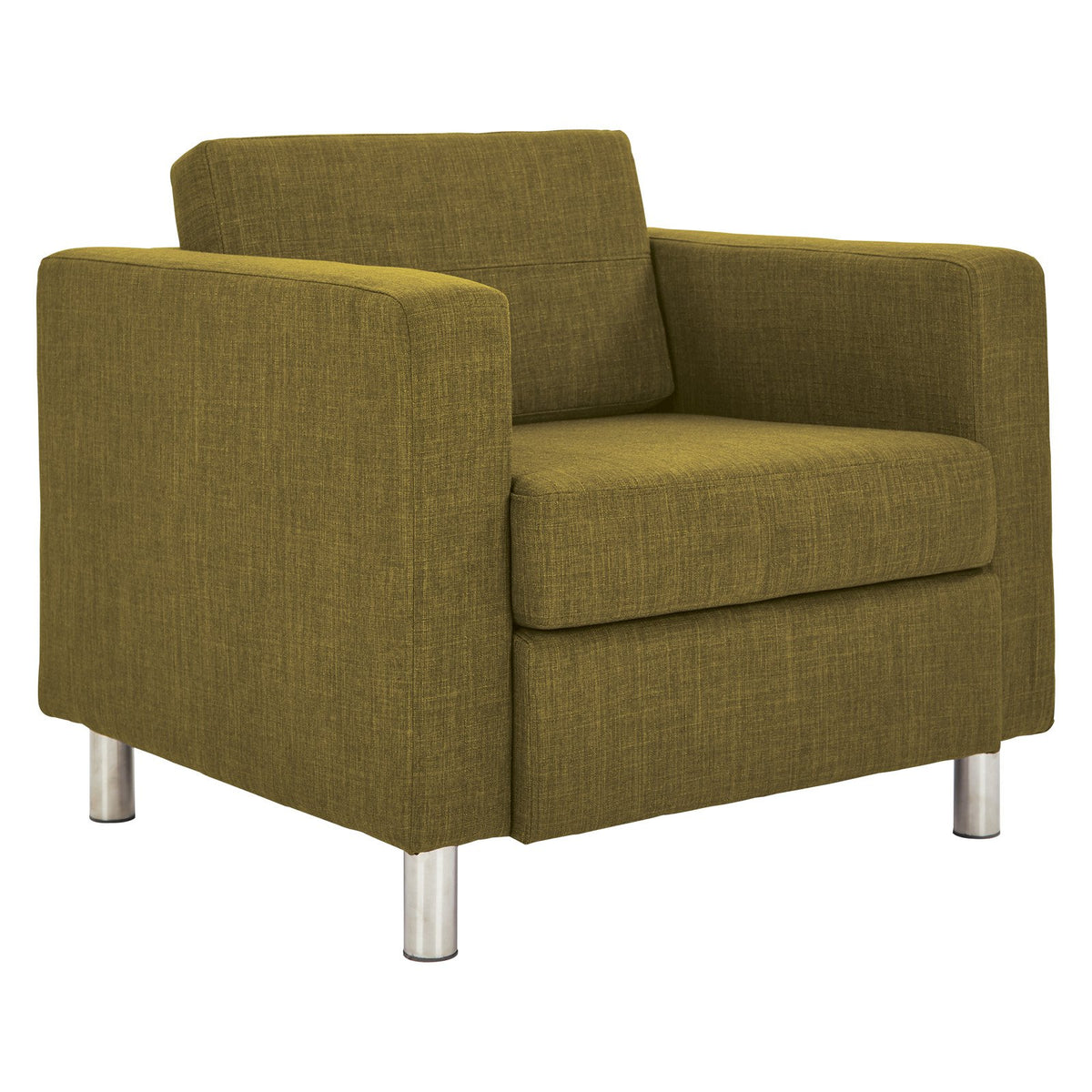 Tangerine Fabric Armchair O176