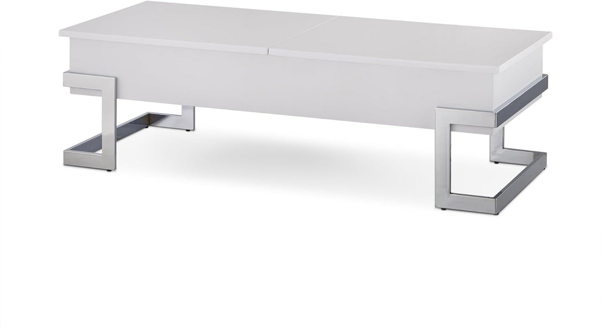 Black and Chrome Lift Top Coffee Table T34798