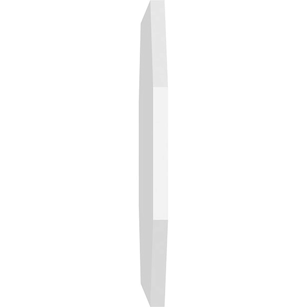 PVC Horizontal Elongated Octagon Gable Vent S5821