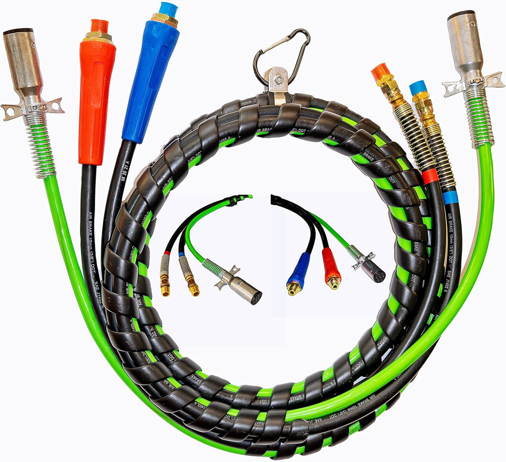 12 Ft. 3-in-1 ABS Electrical and Rubber Air Line Hose Assemblies Q3201