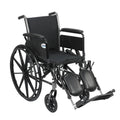 Light Weight Wheelchair with Flip Back Removable Arms E96596