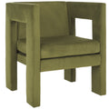 Oliver Green Velvet Accent Chairs X1840