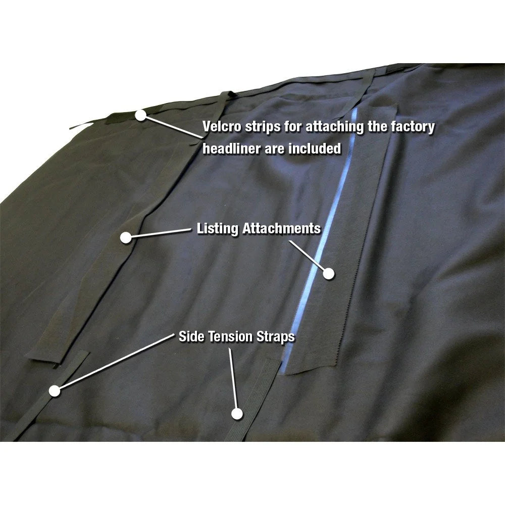 Black Stayfast Canvas Convertible Top Z90649