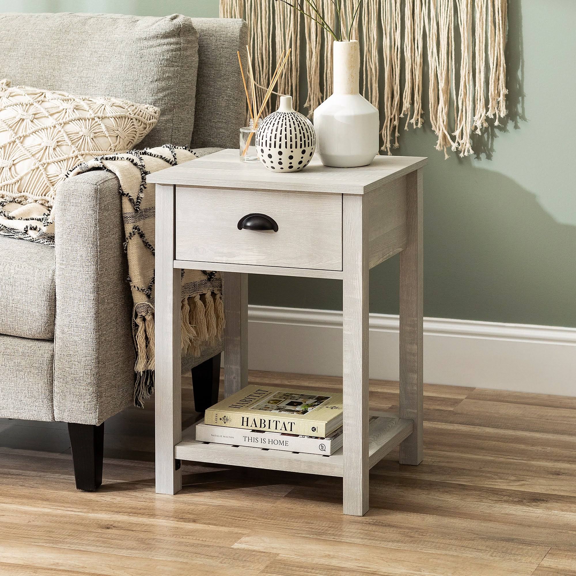 18-inch One-Drawer Side Table C371