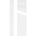 Smooth PVC Pilaster with Decorative Capital and Base (Pair) C938851