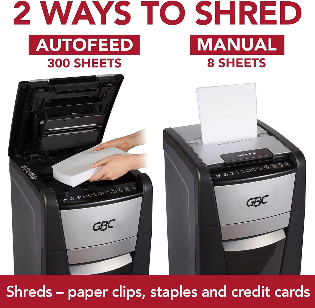 300 Sheet Capacity Micro-Cut Paper Shredder O9455