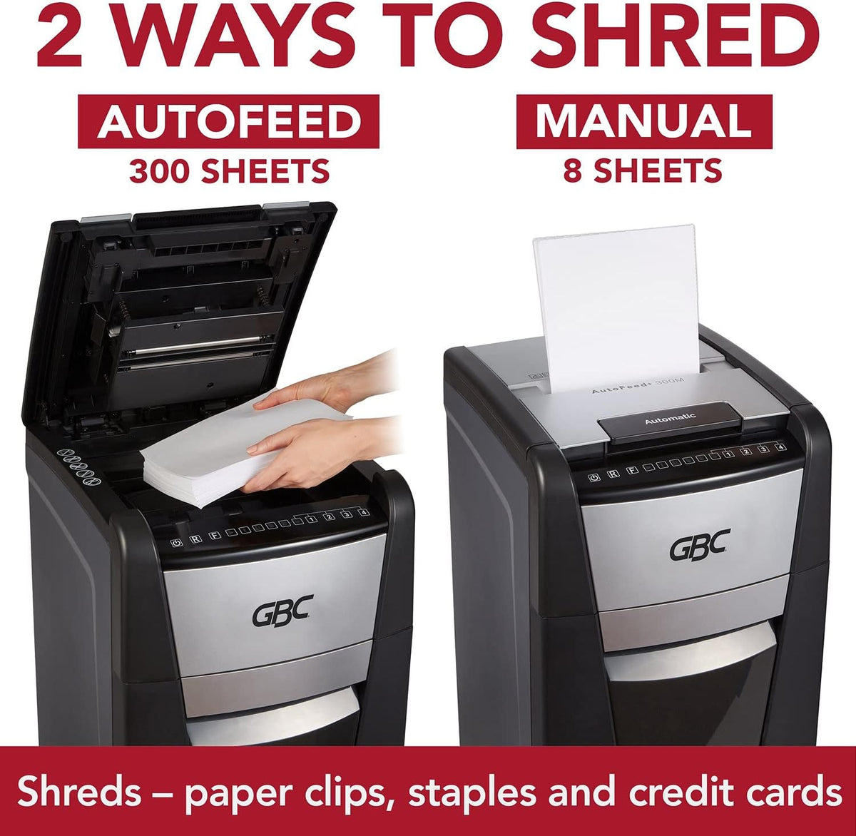 300 Sheet Capacity Micro-Cut Paper Shredder O9455
