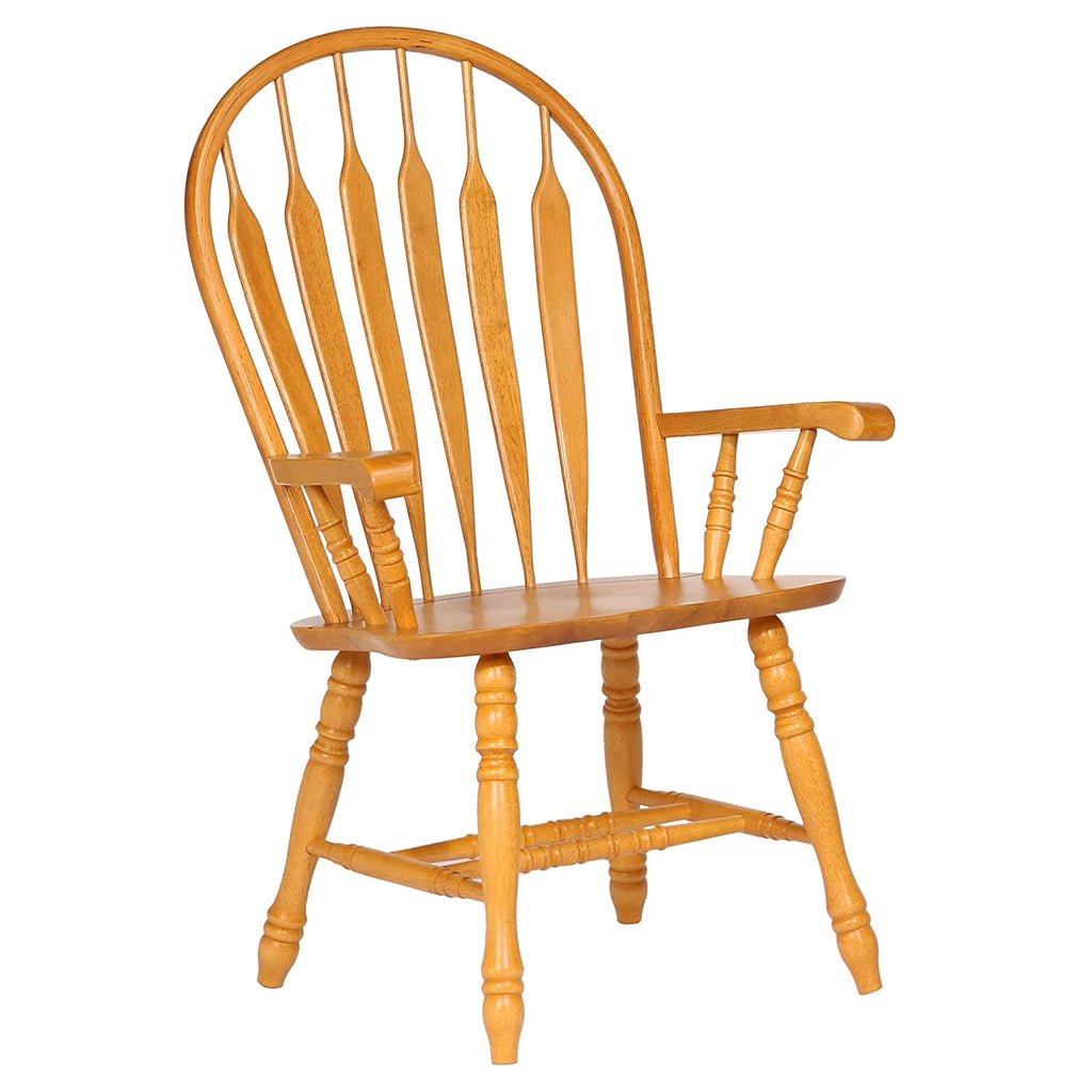 Black Cherry Distressed Antique Dining Chair O8014