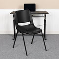 Black Ergonomic Stack Chair S415
