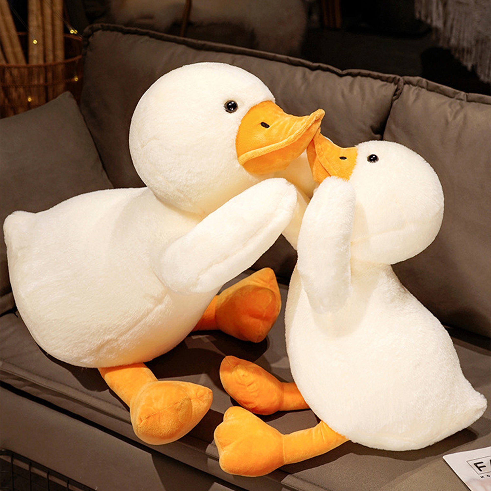 Cartoon Duck Plush Throw Pillow Stuffed Toy J893715