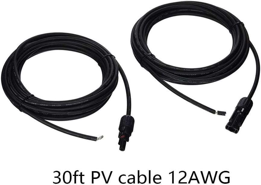 200W 12/24V Polycrystalline Off-Grid Solar Panel Kit with 2PCs 100W Rigid Solar Panels and 30A MPPT Controller Q17269