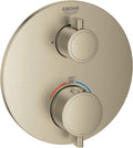 Brushed Nickel 2-Handle Thermostatic Trim H651