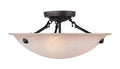 Bronze 3 Light Ceiling Mount H800