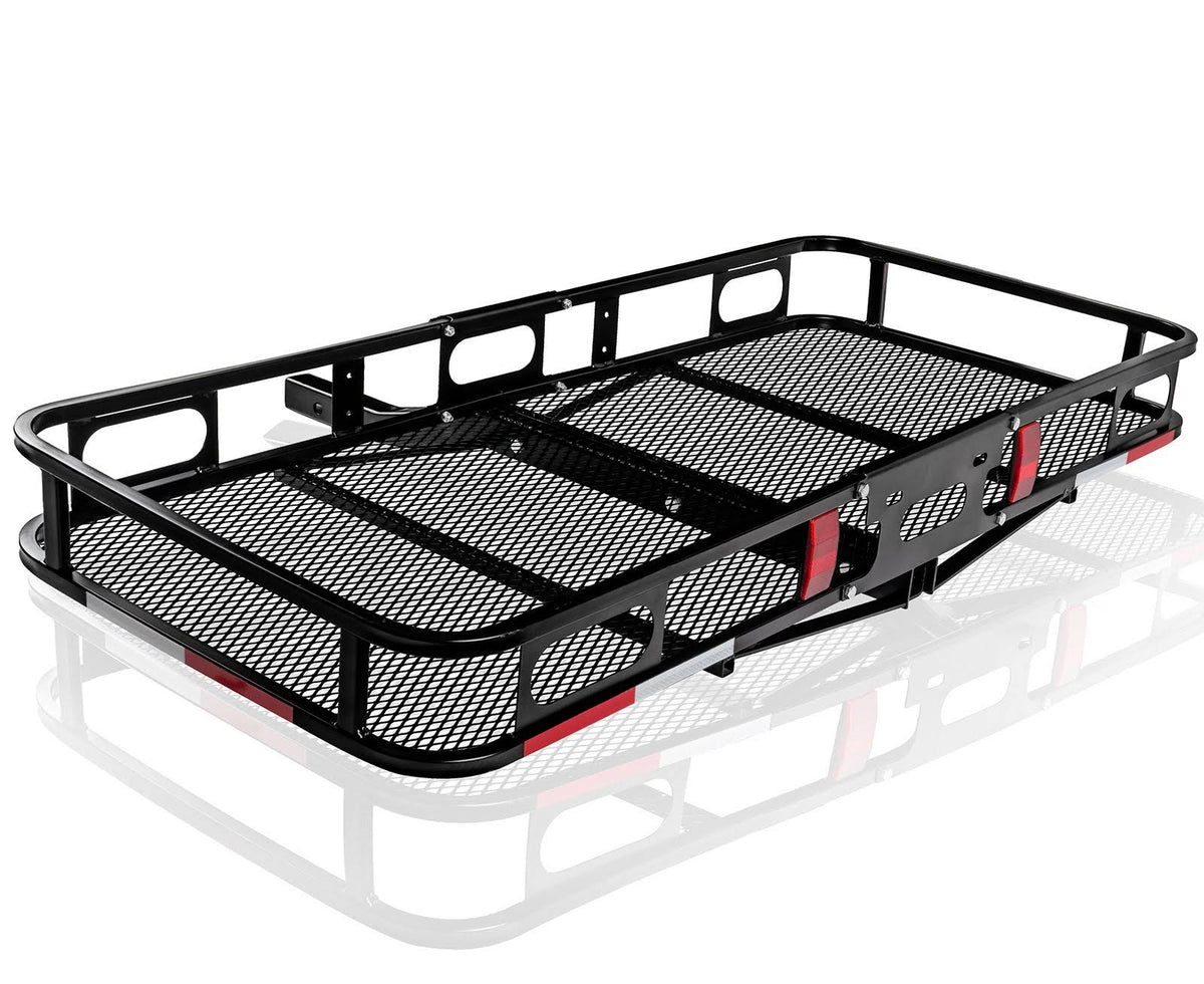Universal Auto Steel Rear Hitch Mount Carrier Basket U17535