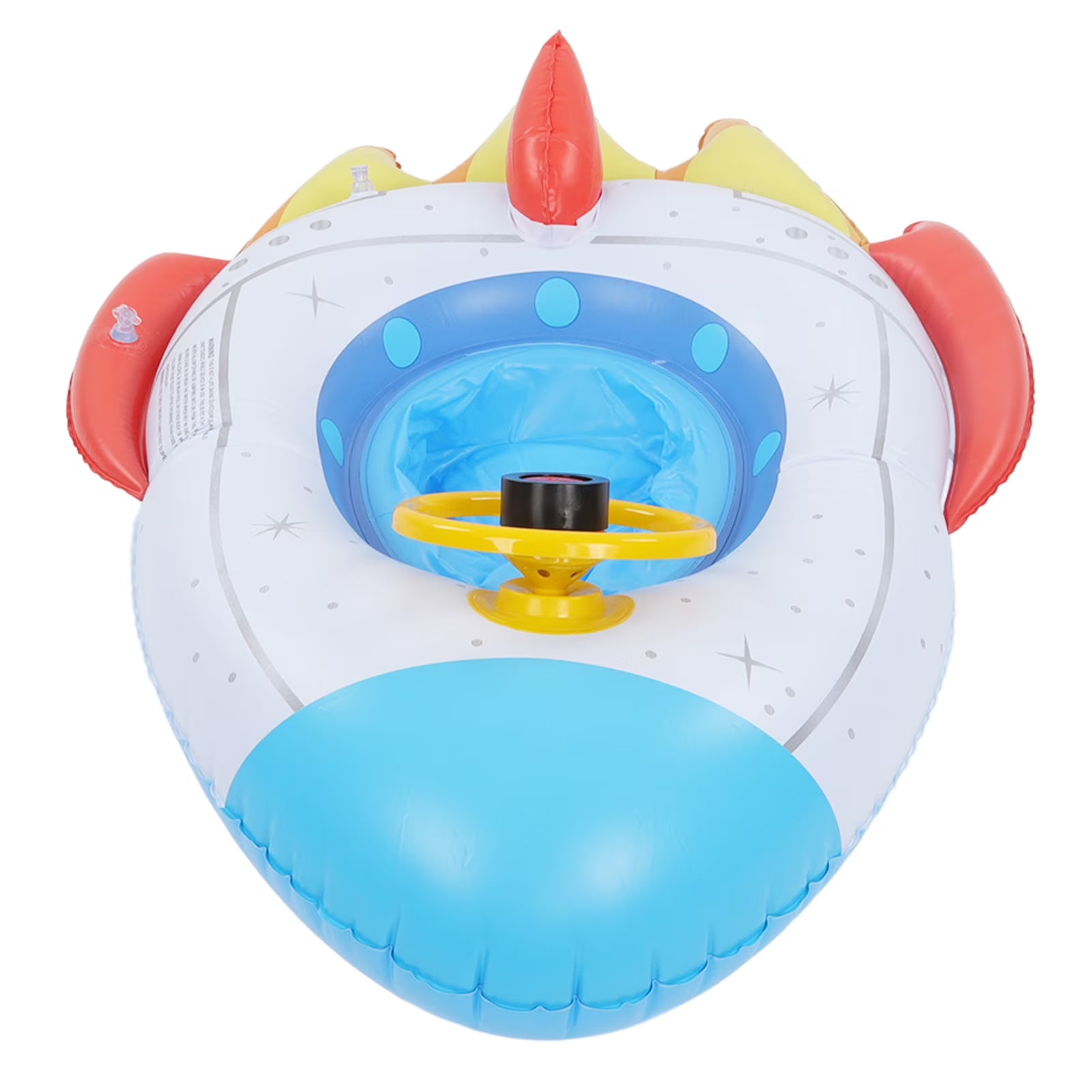 Inflatable Spaceship Pool Float with Steering Wheel K46646