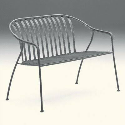 Stackable Wrought Iron Garden Bench O757
