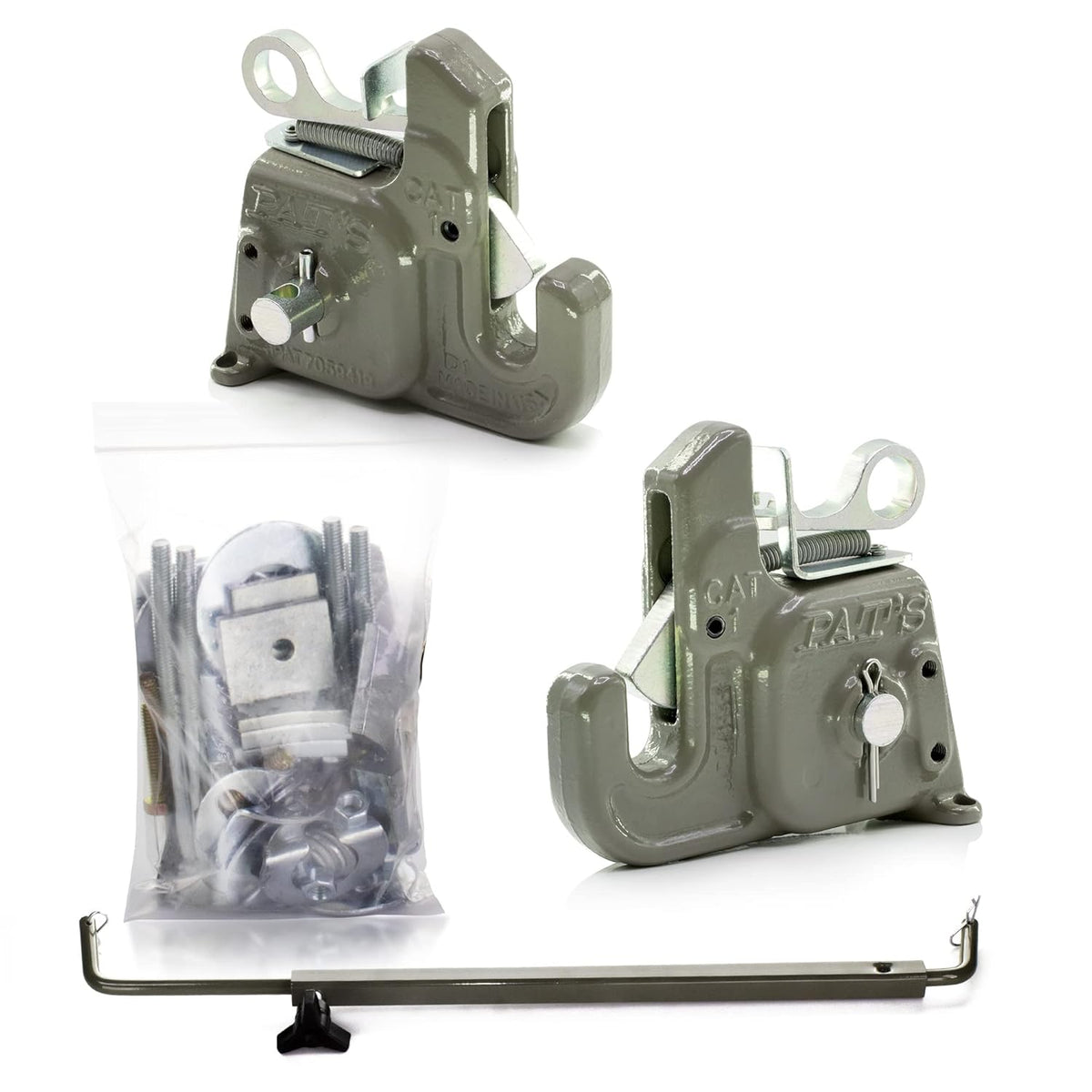 Category #1 Pat's Easy Change with Stabilizer Bar - Quick Hitch System - 4 Pair of Lynch Pin Washers F65791