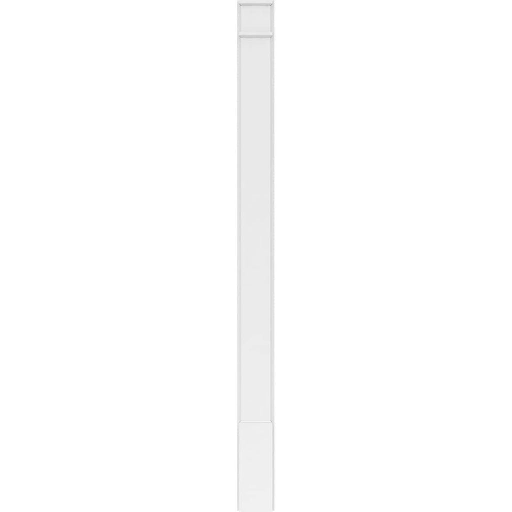 Smooth PVC Pilaster with Decorative Capital and Base (Pair) C938851