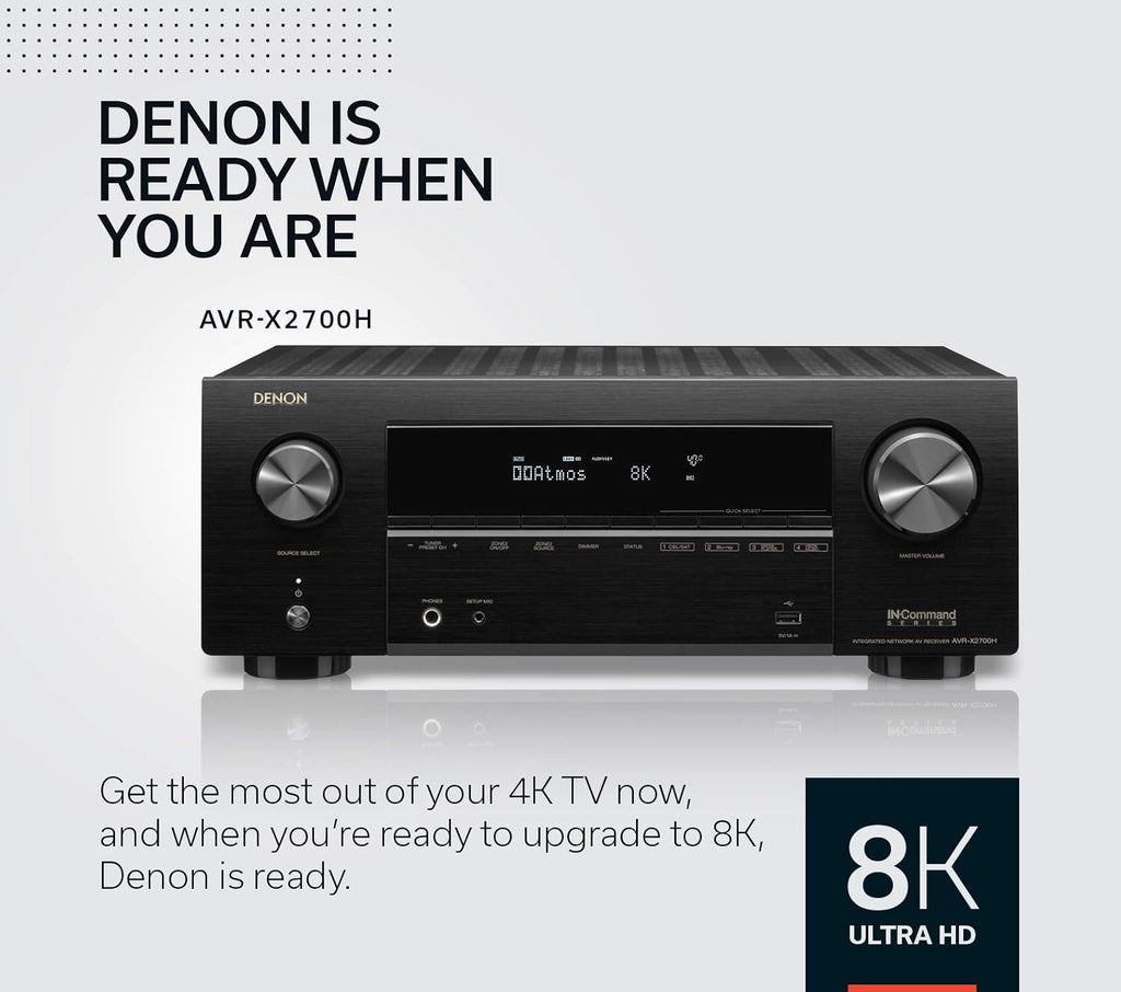 8K Ultra HD 7.2 Channel AV Receiver S2904
