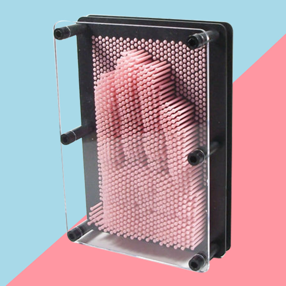 Pink 3-Dimensional Pin Art Board Small Size I6504