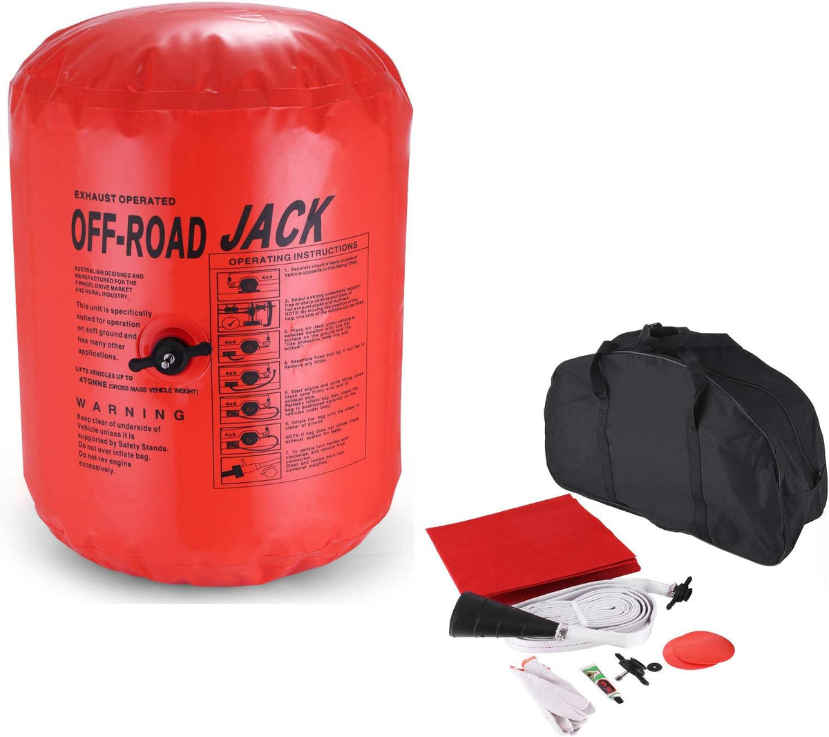 4 Ton Inflatable Car Jack E104