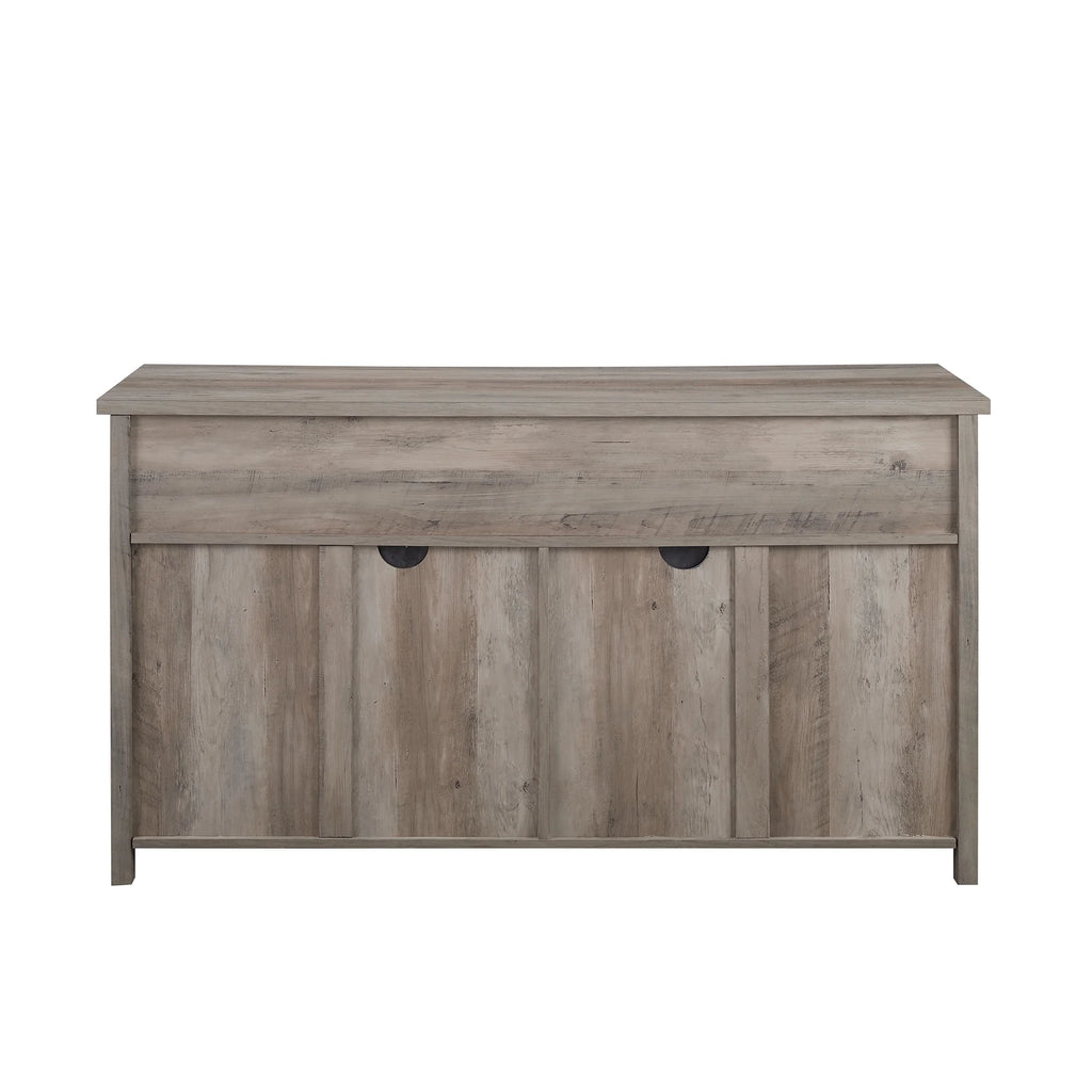 Grey Wash 4 Door TV Stand Q86337