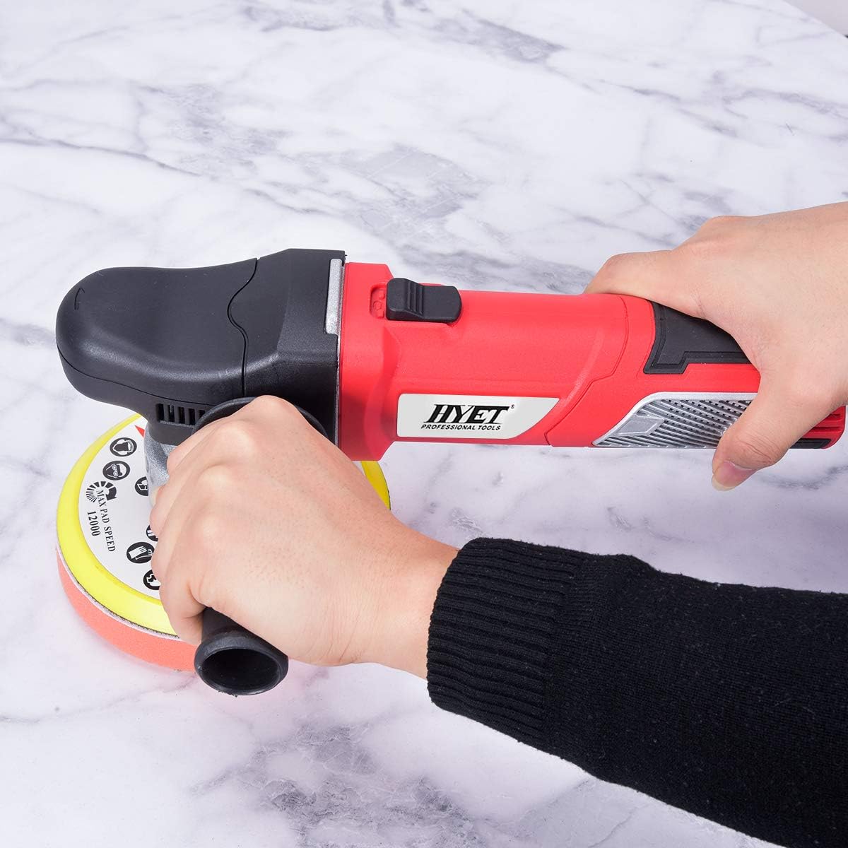 Random Orbital Polisher Dual-Action Sander Buffer Kit (6 inch) V105