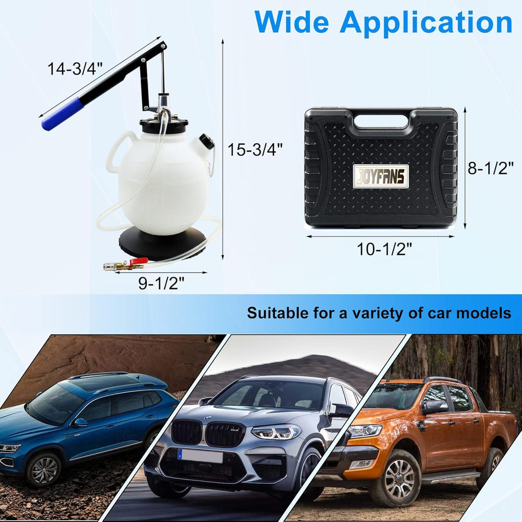 7.5 Liter Manual Transmission Fluid Pump with 15PCS ATF Adapters V1705