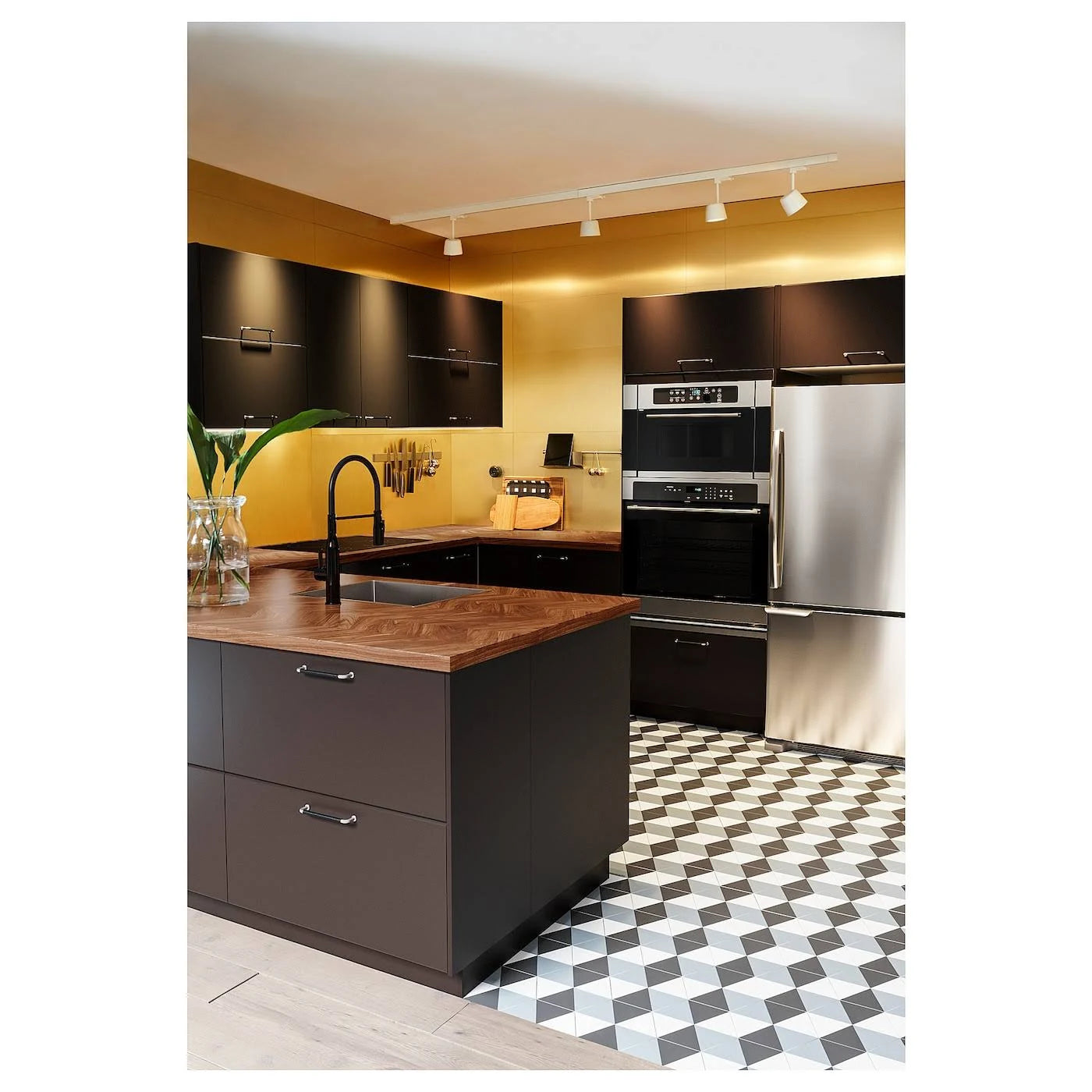 Walnut Veneer Countertop 74x1 1/2 N5842
