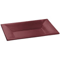 Maroon Speckle Cast Aluminum Rectangular Platter B819237