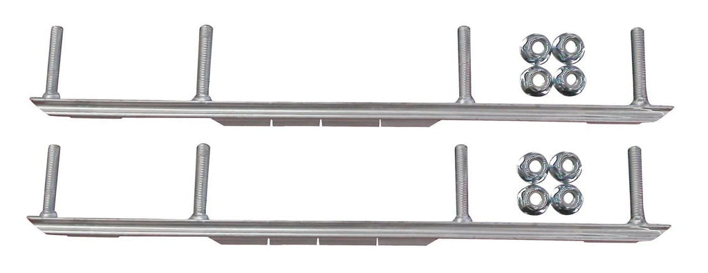 Yellow XPT Snowmobile Skis with 9" Shaper Bars Complete Kit O930