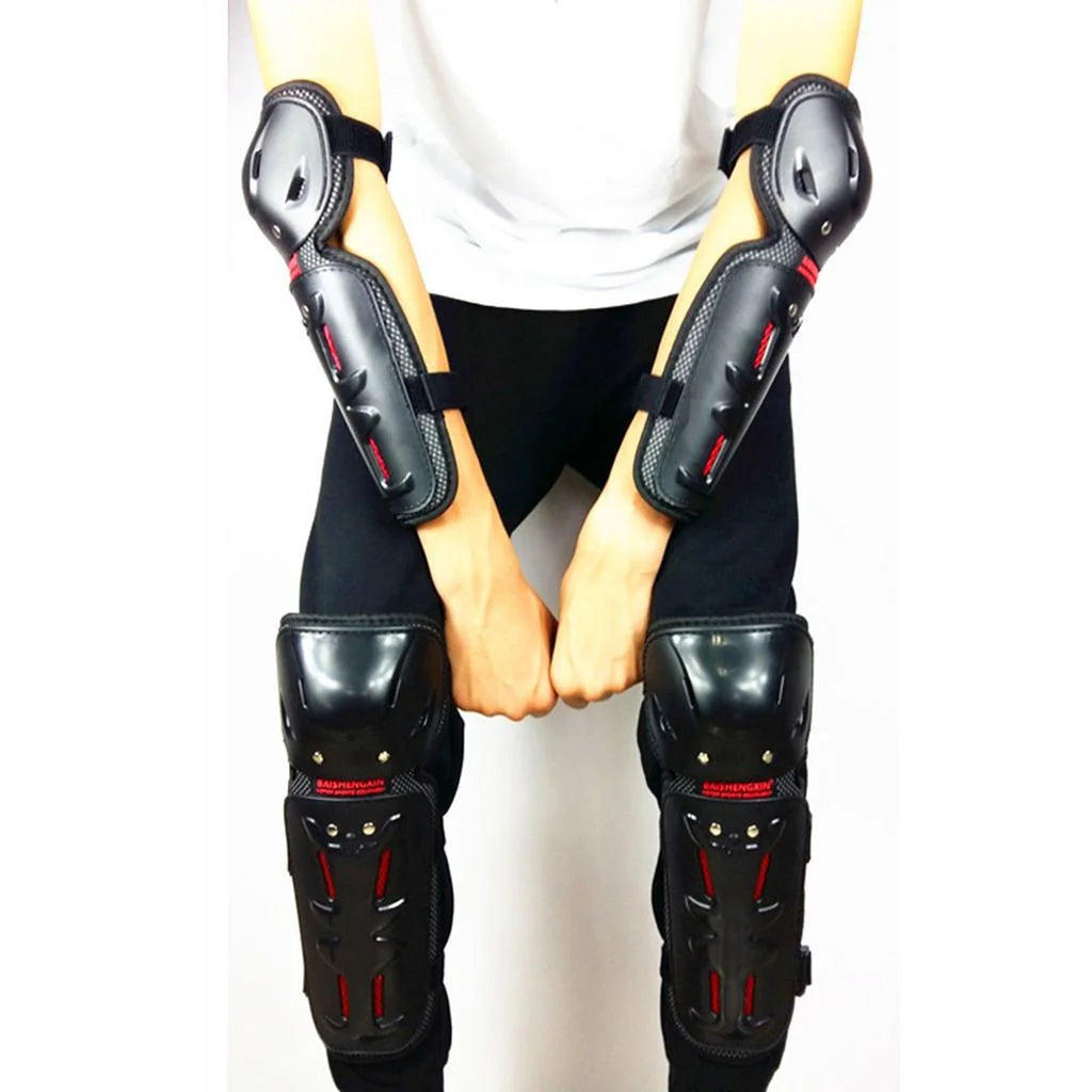 Motorcycle Elbow Knee Pads Motocross Riding Gear J779675