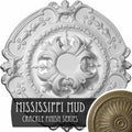 16 3/8 inch x 1 3/4 inch Hand-Painted Ceiling Medallion L718852