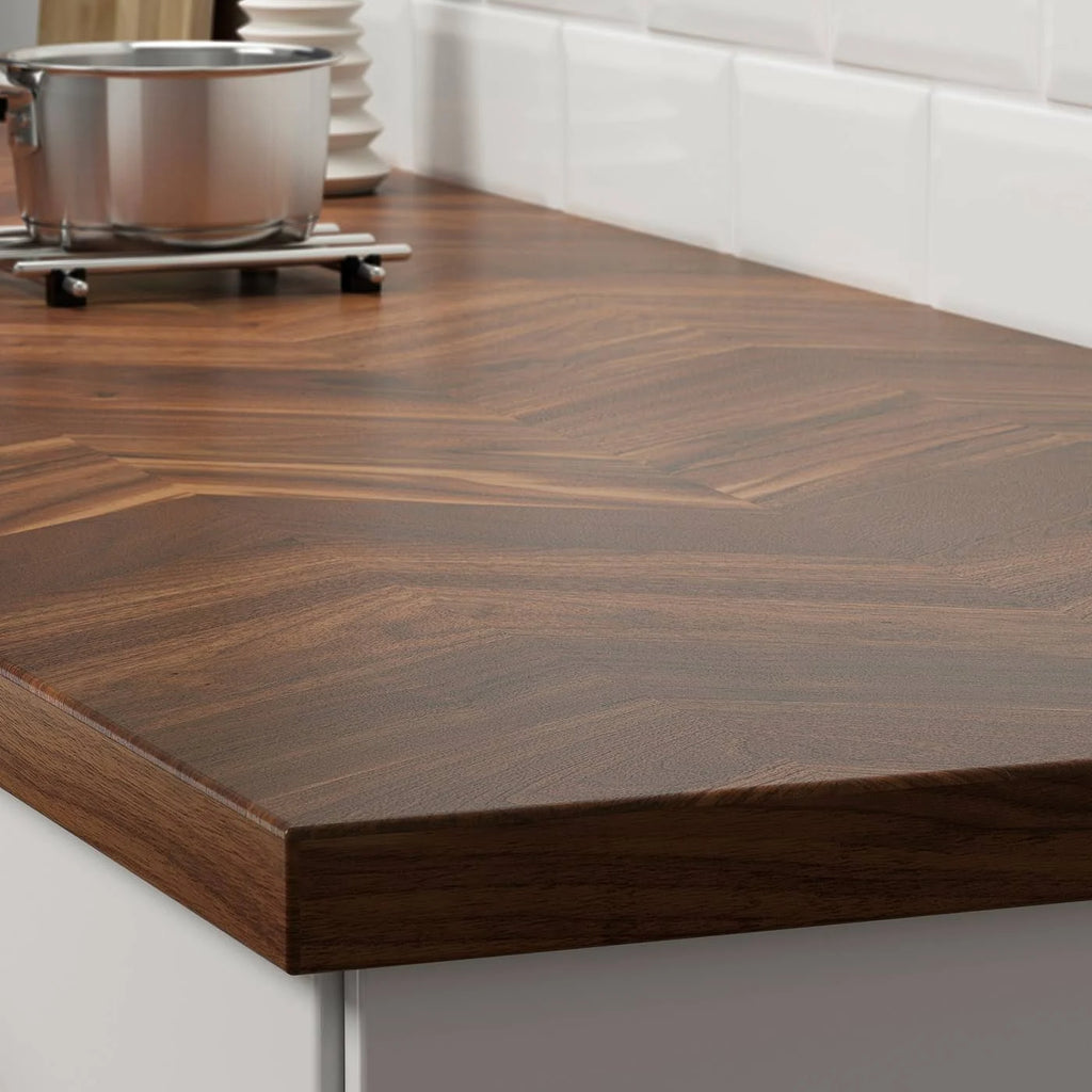 Walnut Veneer Countertop 74x1 1/2 N5842