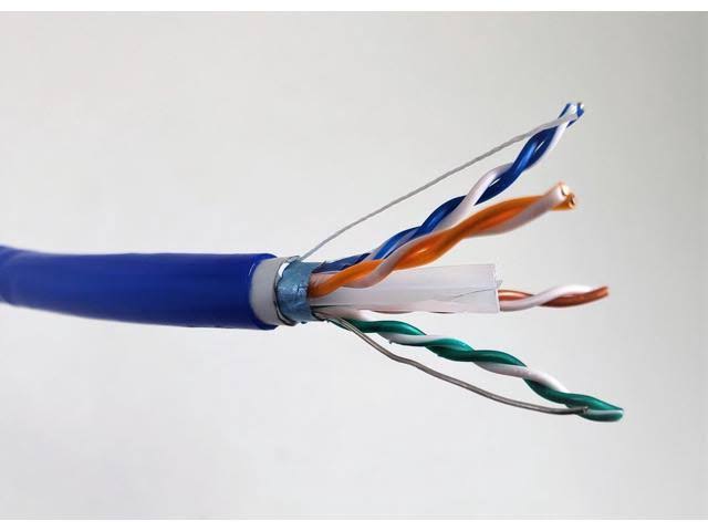 1000ft Solid Shielded (STP) Cat6 Outdoor UV Resistant Bulk Ethernet Cable M36701