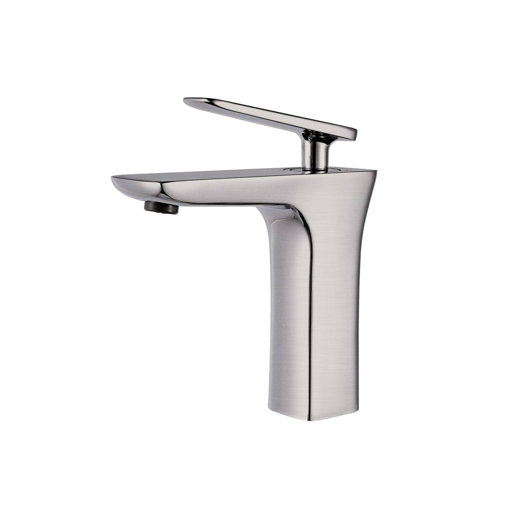 Single Handle Lavatory Faucet in Brushed Nickel Finish C712023
