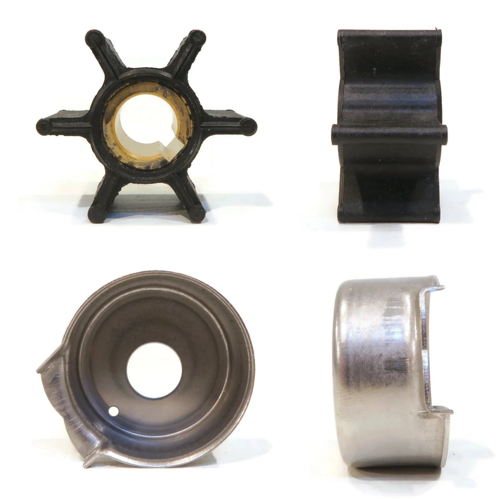 Water Pump Impeller Kit for 1975 Evinrude 6 HP Outboard Boat Engine T528