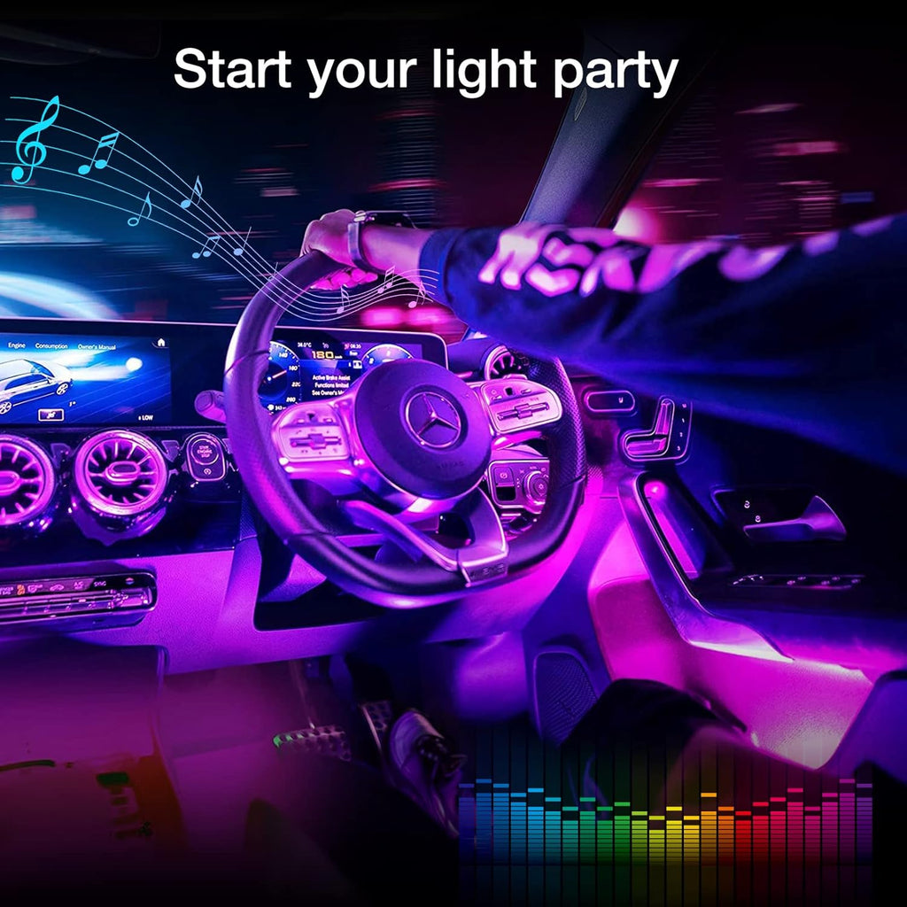 16 Million Colors Music Sync Car LED Lights P4252