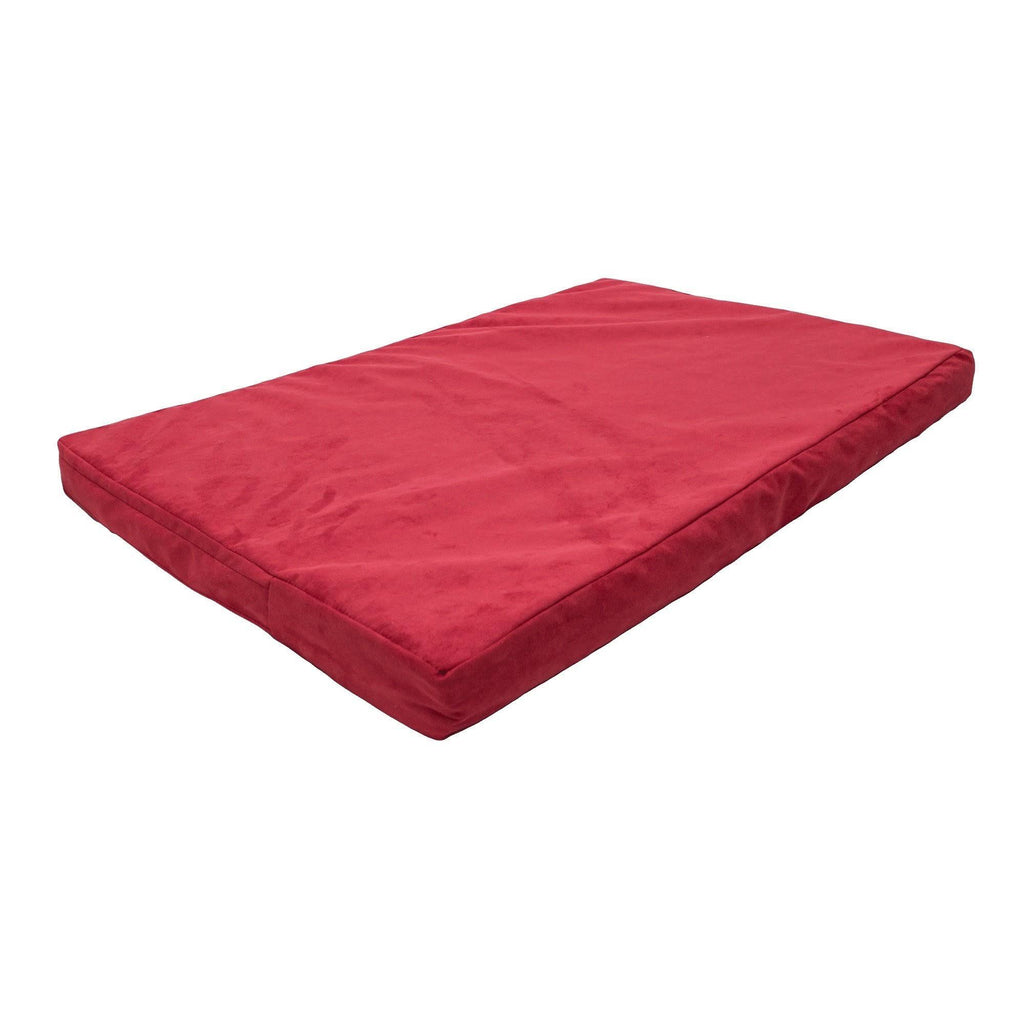 Red Luxury Dog Crate Pad Medium D616449